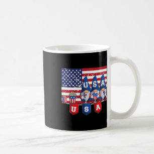 4. Juli 2023 Patriotic Gnomes Funny American U Kaffeetasse