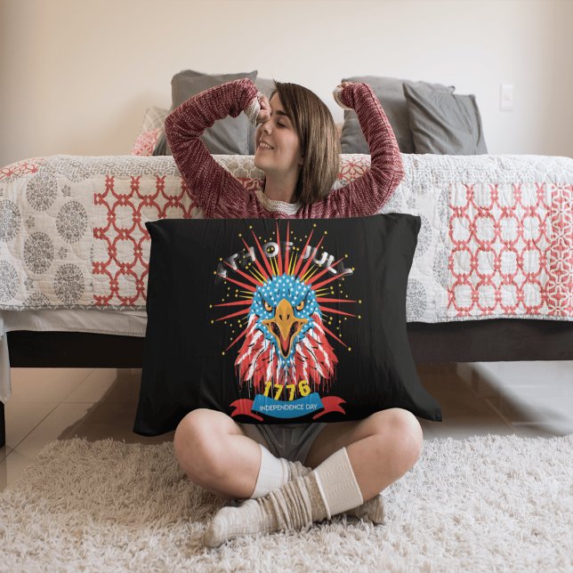 4. Juli 2023 Unabhängigkeitstag Kissen (Von Creator hochgeladen)