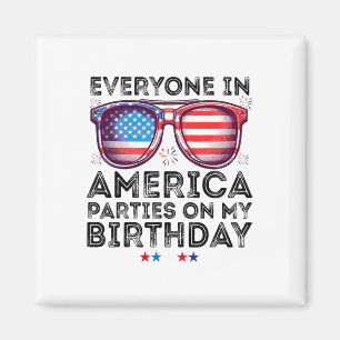 4. Juli 2025 Alle in Amerika Party auf meinem Magnet