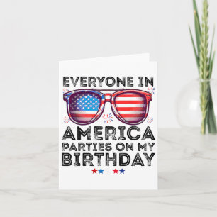 4. Juli 2025 Jeder in Amerika feiert auf meinem Karte