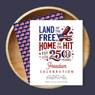 4. Juli 2026   America 250 Baseball Party Einladun