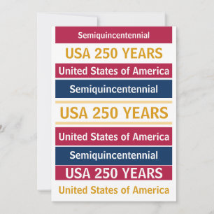 4. Juli 2026 USA 250 Jahre Semiquincentennial  Einladung