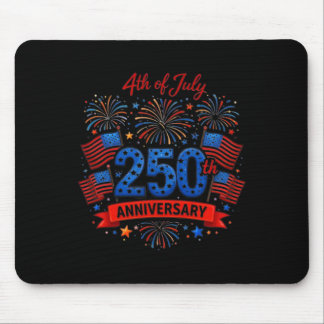 4. Juli 250. Jubiläum, USA-Feiertag Mousepad