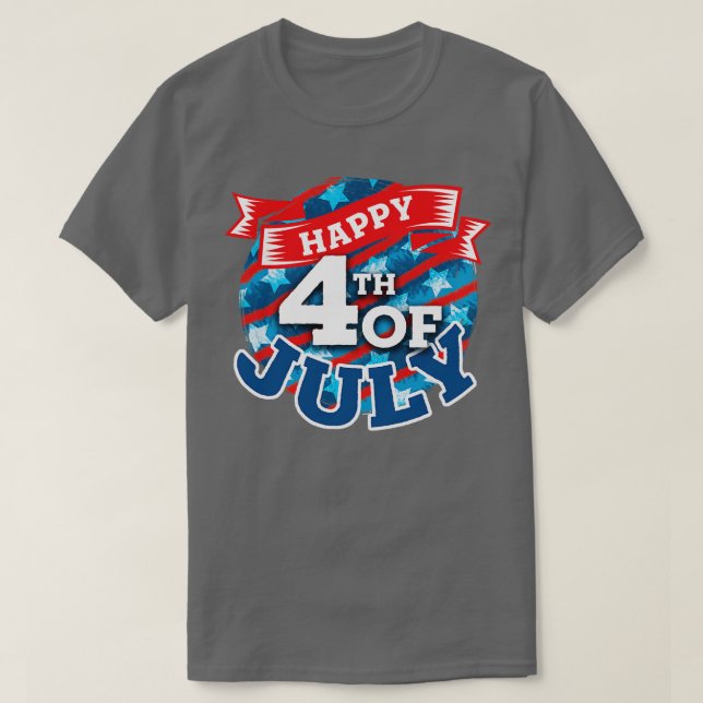 4. Juli (4) T-Shirt (Design vorne)