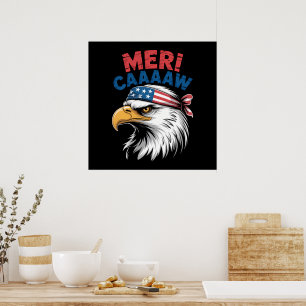 4. Juli Adler Freiheit Patriotisch Poster