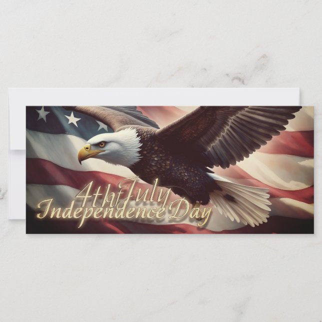 4. Juli Adler mit amerikanischer Flagge (Vorderseite)