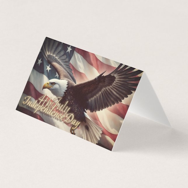 4. Juli Adler mit amerikanischer Flagge (Vorderseite)