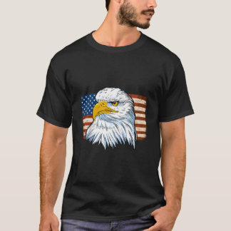 4. Juli Adler Patriotisch Amerikanisch T-Shirt