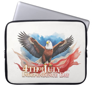 4. Juli-Adler – Patriotisches Kunstdesign Laptopschutzhülle
