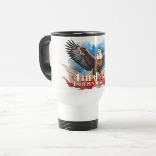 4. Juli-Adler – Patriotisches Kunstdesign Reisebecher