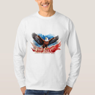 4. Juli-Adler – Patriotisches Kunstdesign T-Shirt