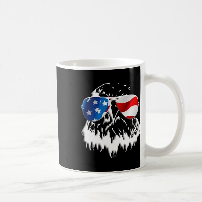 4. Juli Adlertag Unabhängigkeit Kaffeetasse (Rechts)