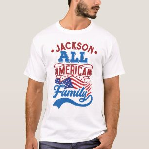 4. Juli Alle amerikanischen Familie patriotische M T-Shirt