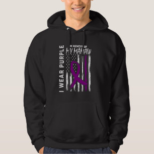 4. Juli Alzheimers Awareness Mamaw US Hoodie