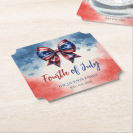 4. Juli America Day Patriotic Untersetzer
