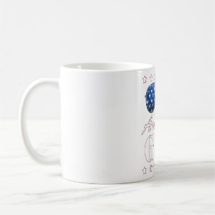 4. Juli America Independence Day Patriot USA Wome Kaffeetasse