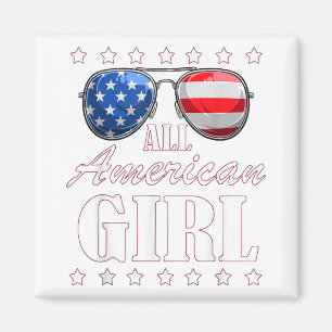 4. Juli America Independence Day Patriot USA Wome Magnet