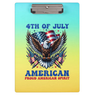 4. Juli American Eagle Sublimation-61001 Klemmbrett