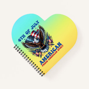 4. Juli American Eagle Sublimation-61001 Notizbuch
