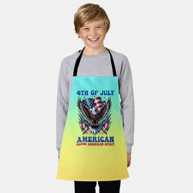 4. Juli American Eagle Sublimation-61001 Schürze (Getragen)