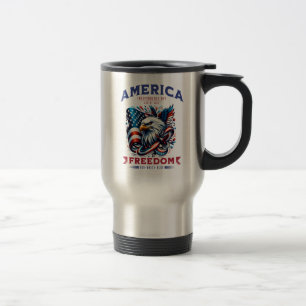 4. Juli American Eagle Sublimierung-61901 Reisebecher