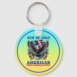 4. Juli American Eagle Sublimierung-61902 Schlüsselanhänger