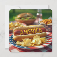 4. Juli American Hot Dog