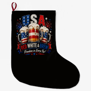 4. Juli Amerika 250. Großer Weihnachtsstrumpf