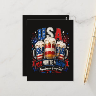 4. Juli Amerika 250. Postkarte