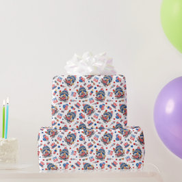 4. Juli Amerika Unabhängigkeit Frau Gnome Geschenkpapier