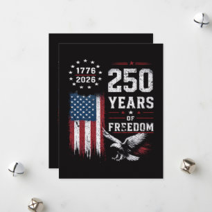 4. Juli Amerika US-Flagge Patriotisch Feiertagskarte