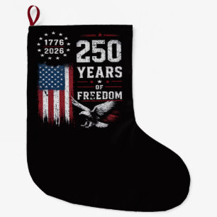 4. Juli Amerika US-Flagge Patriotisch Großer Weihnachtsstrumpf