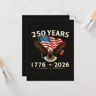 4. Juli Amerika US Patriotischer Adler Einladung
