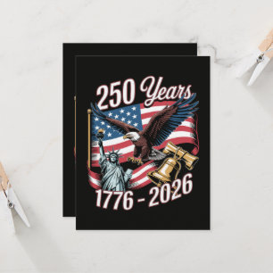 4. Juli Amerika US Patriotischer Adler Einladung