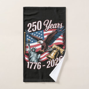4. Juli Amerika US Patriotischer Adler Handtuch