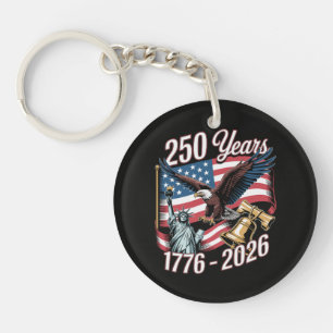 4. Juli Amerika US Patriotischer Adler Schlüsselanhänger