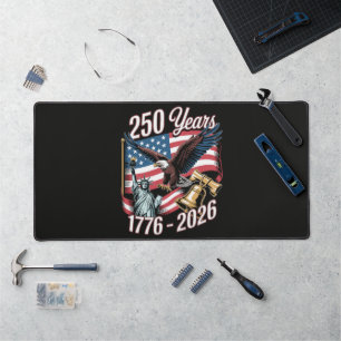 4. Juli Amerika US Patriotischer Adler Schreibtischunterlage