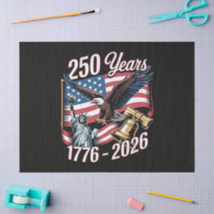4. Juli Amerika US Patriotischer Adler Seidenpapier