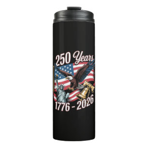 4. Juli Amerika US Patriotischer Adler Thermosbecher