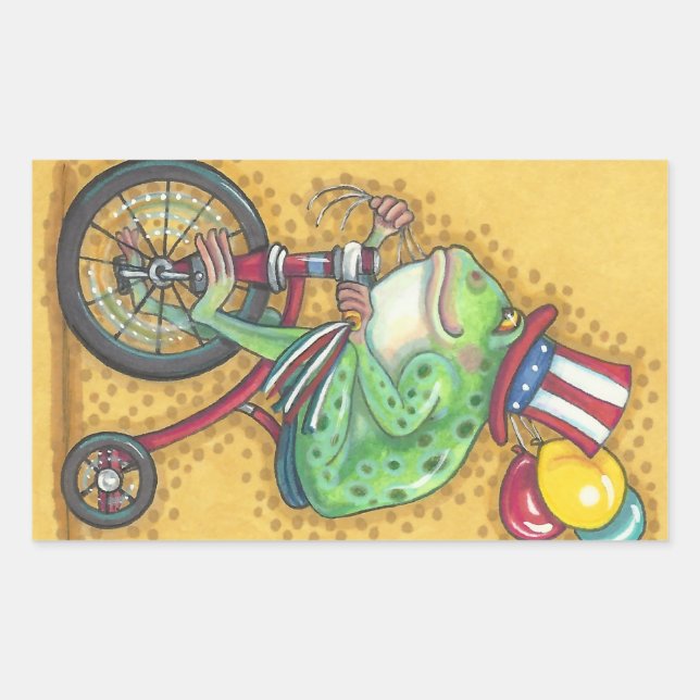 4. JULI AMERIKANA FROG STICKER Retangle, Sheet (Vorderseite)