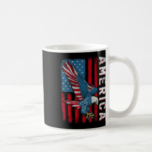 4. Juli Amerikanische Flagge Adler Unabhängigkeits Kaffeetasse