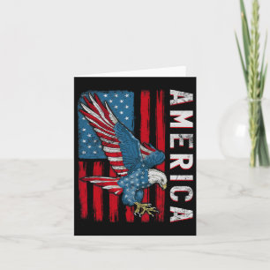 4. Juli Amerikanische Flagge Adler Unabhängigkeits Karte