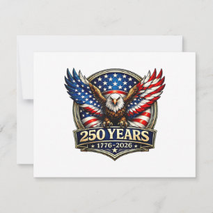 4. Juli Amerikanische Flagge Adler Vintage 250 Jah