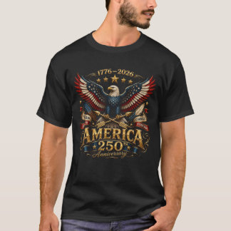 4. Juli Amerikanischer Weißkopfseeadler Patriotisc T-Shirt