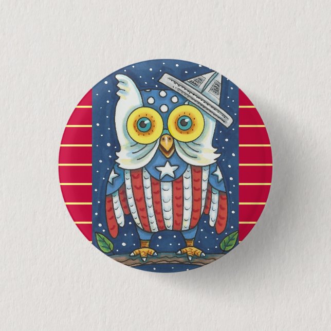 4. JULI - AMERIKANISCHES EIGENTUM, BIRD BUTTON Rou (Vorderseite)