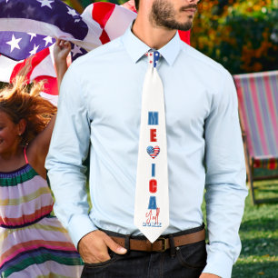 4. Juli Amerikas Unabhängigkeitstag Krawatte