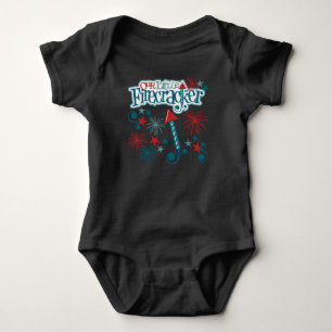 4. Juli Baby Black One Stück Strampler