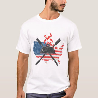 4. Juli BBQ Grill Meister T-Shirt