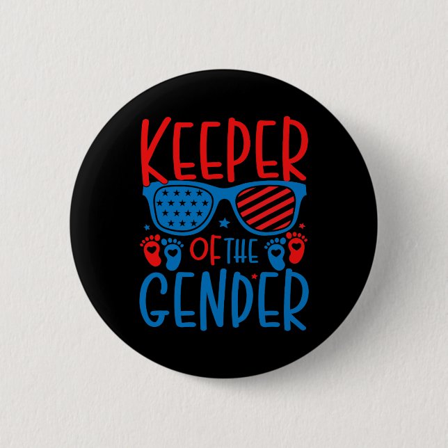 4. Juli Beibehaltung der Genderdarstellung Button (Vorderseite)