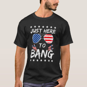 4. Juli bin ich nur hier, um die Flagge der USA zu T-Shirt
